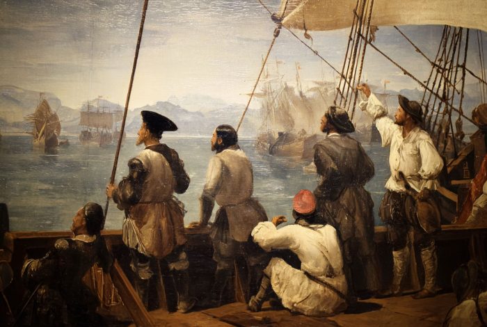 一張大航海時代的水手圖，這時期因為長途旅程多要數月甚至數年，缺少多元的食物補充B1，普遍會出現腳氣病症狀